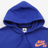 Nike SB Icon Logo Hoodie - Game Royal / Total Orange thumbnail