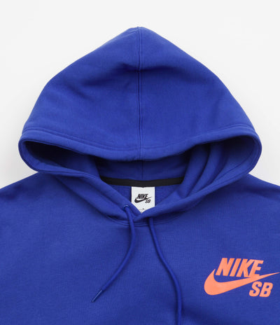 Nike SB Icon Logo Hoodie - Game Royal / Total Orange