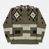 Nike SB Icon Nomad Crewneck Sweatshirt - Medium Olive / Medium Olive / Medium Olive thumbnail