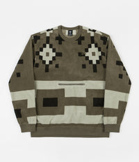 Nike SB Icon Nomad Crewneck Sweatshirt - Medium Olive / Medium Olive / Medium Olive