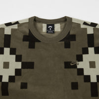 Nike SB Icon Nomad Crewneck Sweatshirt - Medium Olive / Medium Olive / Medium Olive thumbnail