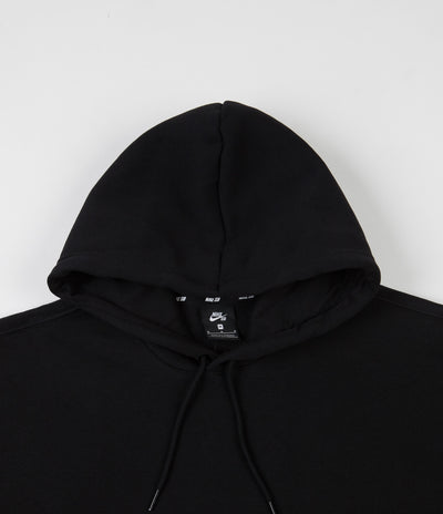 Nike SB Icon Triple Stack Pullover Hoodie - Black / Blue Stardust