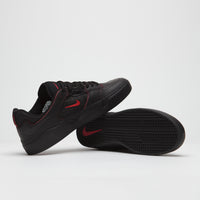 Nike SB Ishod Premium Shoes - Black / University Red - Black - Black thumbnail