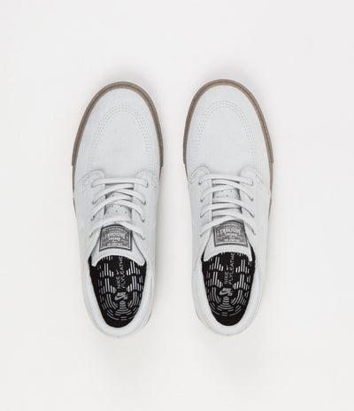 Nike SB Janoski Flyleather Shoes - Pure Platinum / Pure Platinum