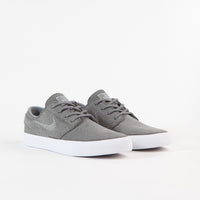 Nike SB Janoski Flyleather Shoes - Tumbled Grey / White - Tumbled Grey - White thumbnail