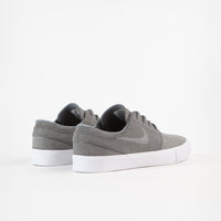 Nike SB Janoski Flyleather Shoes - Tumbled Grey / White - Tumbled Grey - White thumbnail