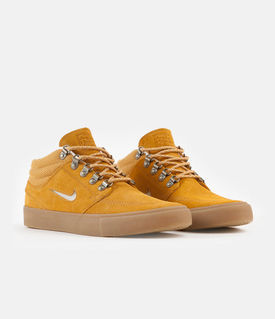 Nike SB Janoski Mid Remastered Premium Shoes - Chutney / White - Chutney - Gum Light Brown