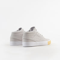 Nike SB Janoski Mid Remastered Shoes - White / White - Vast Grey - Gum Yellow thumbnail