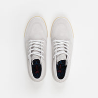 Nike SB Janoski Mid Remastered Shoes - White / White - Vast Grey - Gum Yellow thumbnail