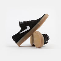 Nike SB Janoski Remastered Shoes - Black / White - Black - Gum Light Brown thumbnail