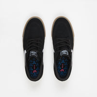 Nike SB Janoski Remastered Shoes - Black / White - Black - Gum Light Brown thumbnail