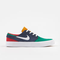 Nike SB Janoski Remastered Shoes - Lucid Green / White - Obsidian thumbnail