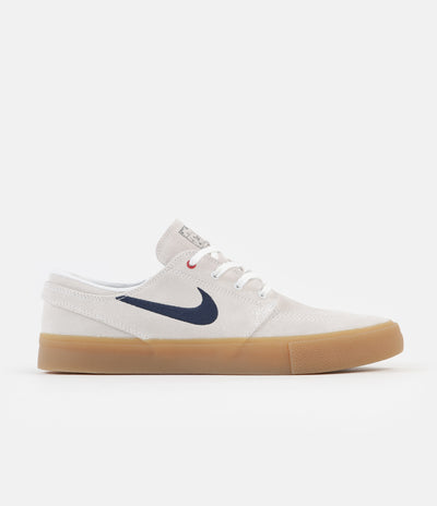 Nike SB Janoski Remastered Shoes - Summit White / Midnight Navy - White