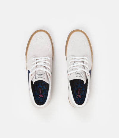 Nike SB Janoski Remastered Shoes - Summit White / Midnight Navy - White