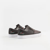 Nike SB Janoski Slip On Remastered Crafted Shoes - Black / Black - Bicoastal - Team Red thumbnail