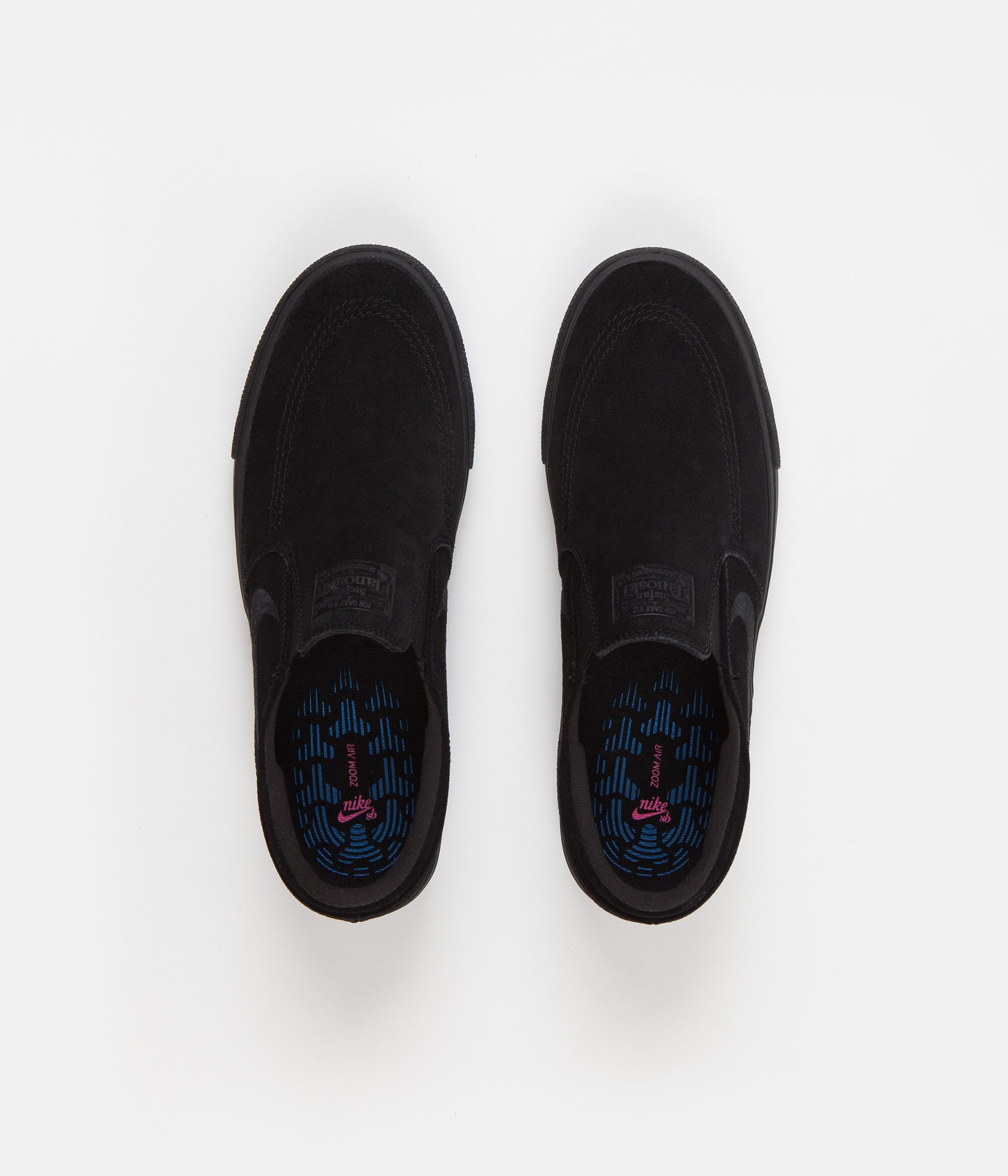 Nike Sb Janoski Slip On Remastered Shoes Black Black Black Bla Flatspot 1692