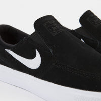 Nike SB Janoski Slip On Remastered Shoes - Black / White - White thumbnail