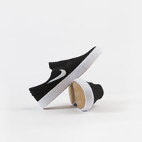 Nike SB Janoski Slip On Remastered Shoes - Black / White - White thumbnail