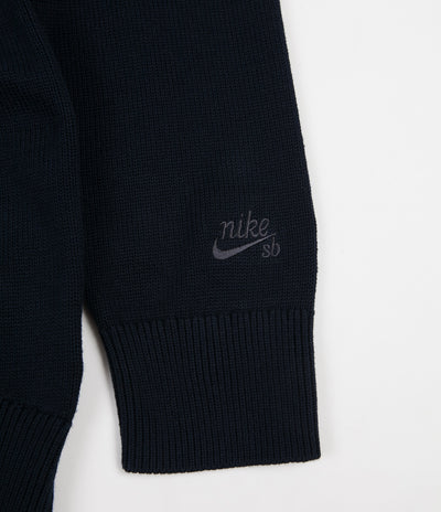 Nike SB Lance Mountain Knitted Crewneck Sweatshirt - Dark Obsidian