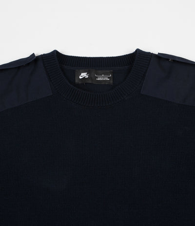 Nike SB Lance Mountain Knitted Crewneck Sweatshirt - Dark Obsidian