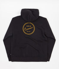 Nike black and cheap gold hoodie