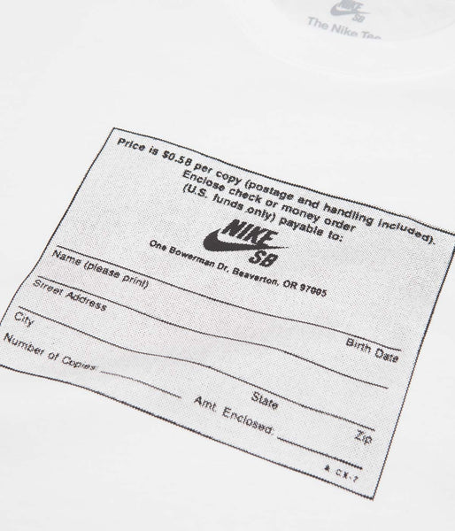 Nike SB Magcard T-Shirt - White | Flatspot