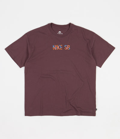 Nike SB Mosaic T-Shirt - Dark Wine