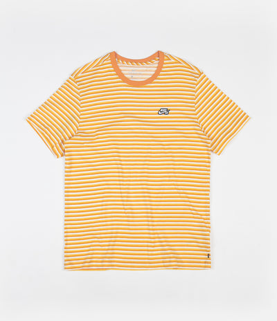 Nike SB Nike Stripe T-Shirt - White / Cinder Orange / White