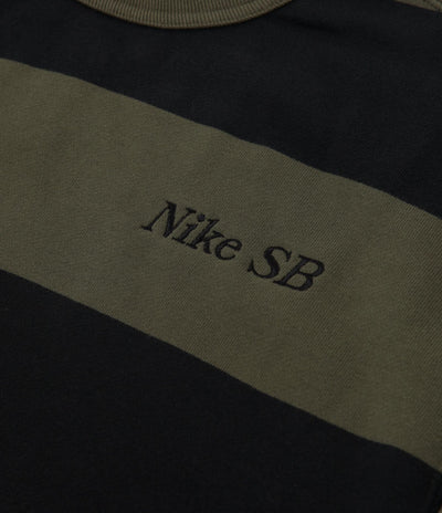 Nike SB Crewneck Sweatshirt - Cargo Khaki / Black - Black