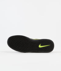 Nike SB Nyjah Free 2 Shoes - Black / Cyber - Black - Black | Flatspot