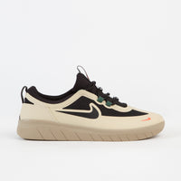 Nike SB Nyjah Free 2 Shoes - Rattan / Black - Noble Green - Safety Orange thumbnail