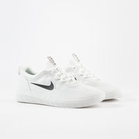 Nike SB Nyjah Free 2 Shoes - Summit White / Black - Summit White thumbnail