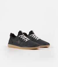 Nike SB Nyjah Free Shoes Black Gum Light Brown Flatspot