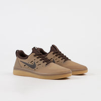 Nike SB Nyjah Free Shoes - Gum Dark Brown / Baroque Brown thumbnail