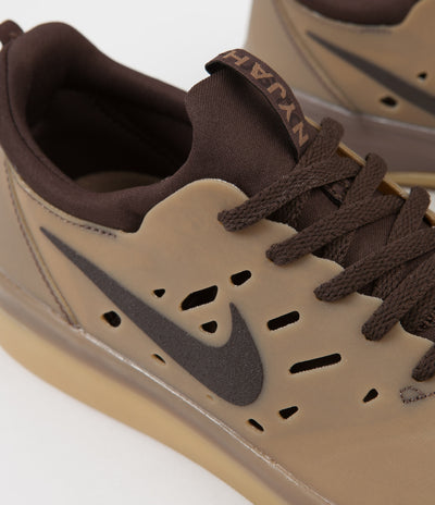 Nike SB Nyjah Free Shoes - Gum Dark Brown / Baroque Brown