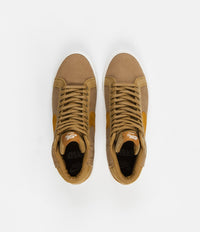 Nike SB Orange Label Blazer Mid 'Oski' Shoes - Muted Bronze