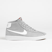 Nike SB Orange Label Bruin High Shoes - Wolf Grey / White - Wolf Grey thumbnail