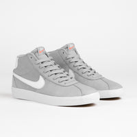 Nike SB Orange Label Bruin High Shoes - Wolf Grey / White - Wolf Grey thumbnail