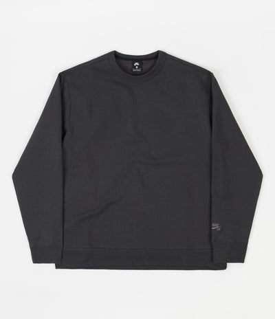 Nike SB Orange Label Crewneck Sweatshirt - Dark Smoke Grey / Smoke Grey