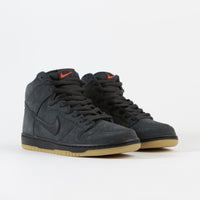 Nike SB Orange Label Dunk High Pro Shoes - Dark Smoke Grey / Black - D |  Flatspot