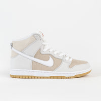 Nike SB Orange Label Dunk High Pro Shoes - Natural / White - Natural - Natural thumbnail