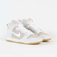 Nike SB Orange Label Dunk High Pro Shoes - Natural / White - Natural - Natural thumbnail