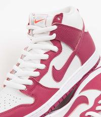 Nike SB Orange Label Dunk High Pro Shoes - Sweet Beet / Sweet