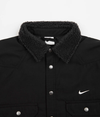 Nike SB Padded Flannel Jacket - Black / Off Noir / White