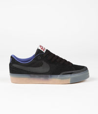 Nike SB Pogo Premium Shoes - Black / Black - Hyper Royal - Gum Light Brown