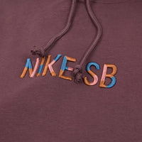 Nike SB Mosaic Hoodie - Dark Wine / Navy / Pink Salt thumbnail