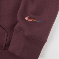 Nike SB Mosaic Hoodie - Dark Wine / Navy / Pink Salt thumbnail