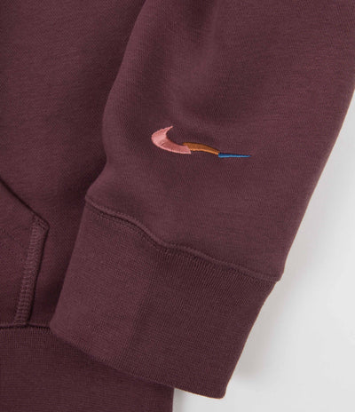 Nike SB Mosaic Hoodie - Dark Wine / Navy / Pink Salt