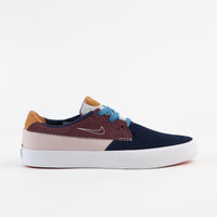 Nike SB Shane Shoes - Midnight Navy / Sail - Dark Wine - Pink Oxford thumbnail