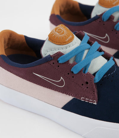 Nike SB Shane Shoes - Midnight Navy / Sail - Dark Wine - Pink Oxford